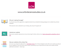 Tablet Screenshot of oxfordsciencestudies.co.uk